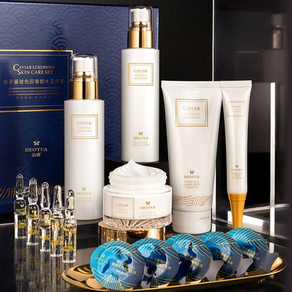 Set de Skincare de Caviar · 15 Piezas